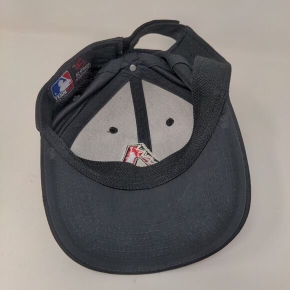 OC Sports Men's Strapback Hat Black OSFM Arizona Diamondbacks Embroidered Logo - Picture 6 of 7